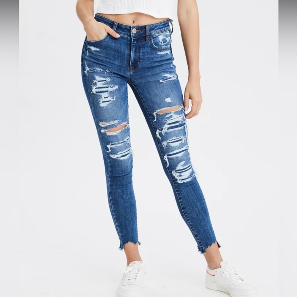 American Eagle cropped jeans